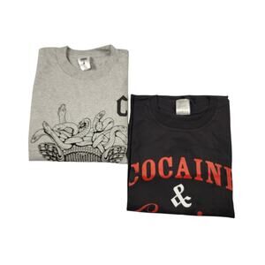 Crooks & Castles Bundle 2pc M NWT Cocaine & Caviar Tee Crooks 13 LS 724